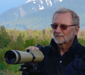 Fågelskådning 2012 på Robert W. Starratt Wildlife Sanctuary i Valemount, BC. Foto Hans-Erik Järvenhag.